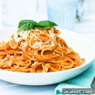 Quick Red Pepper and Olive Spaghetti Sauce
