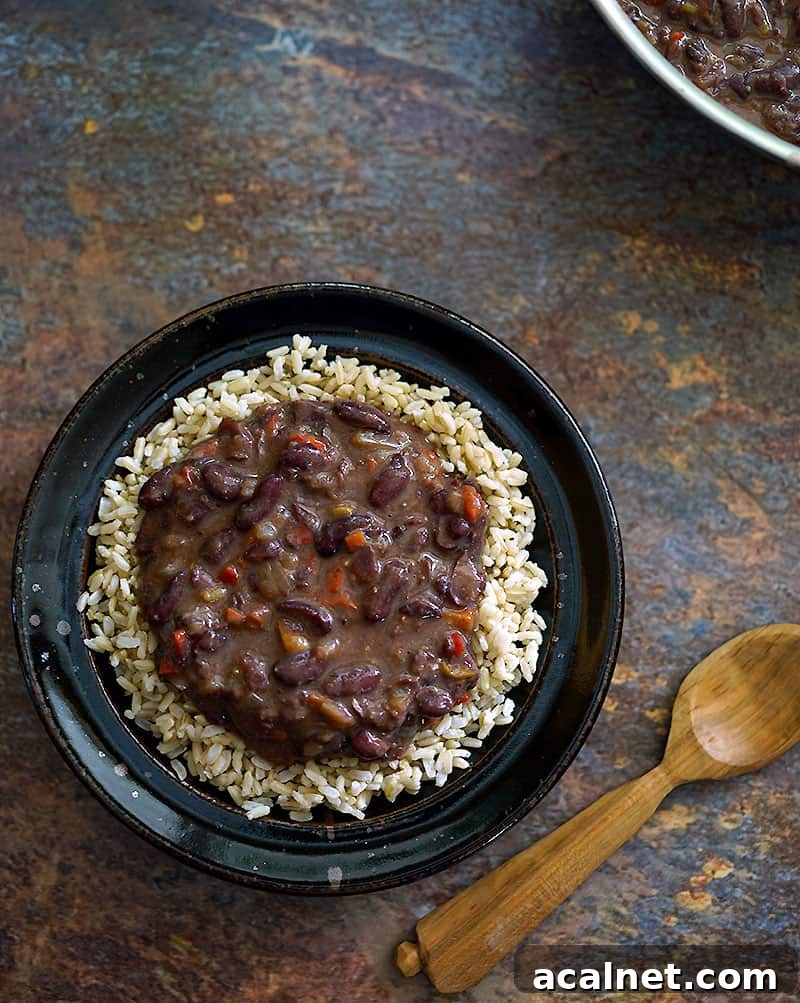 15-Minute Vegan Red Beans and Rice (Oil-Free) 3 vegan red beans and rice