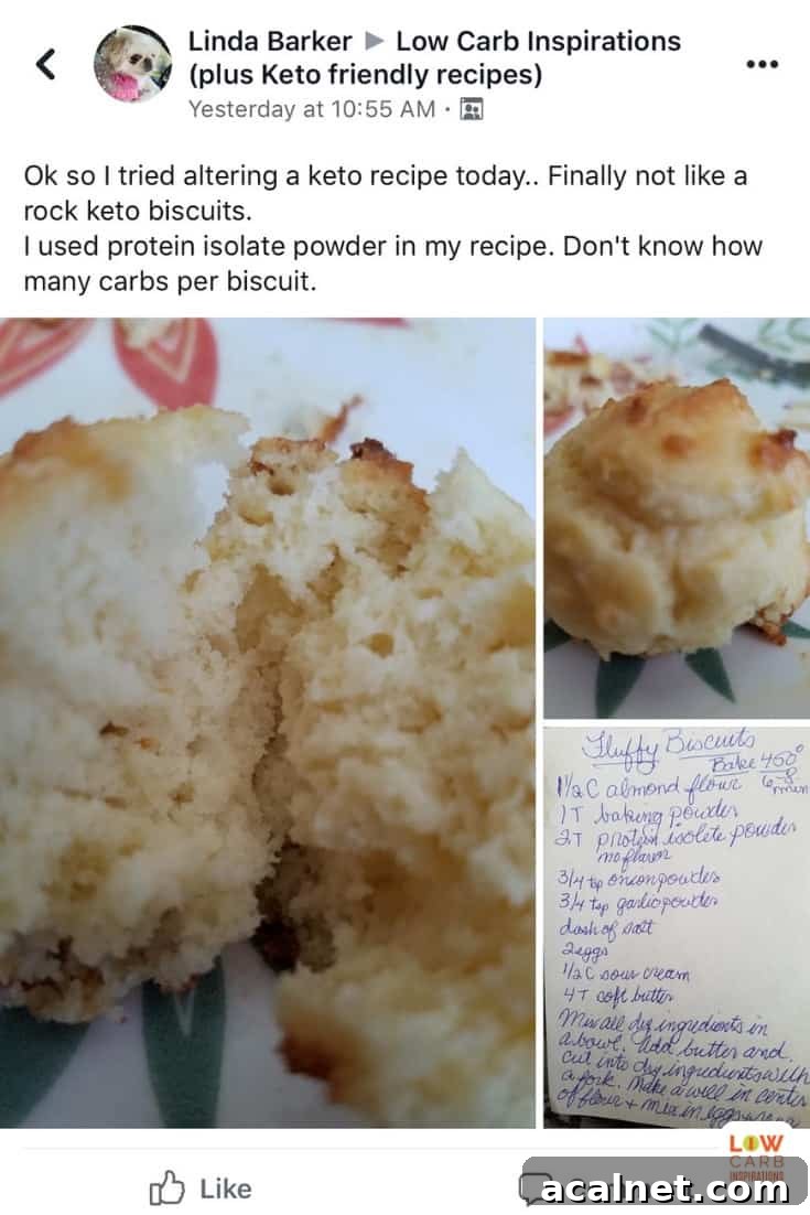 Fluffy Keto Biscuits Recipe