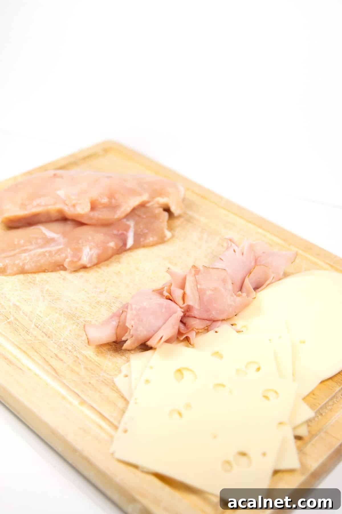 prepared chicken cordon bleu