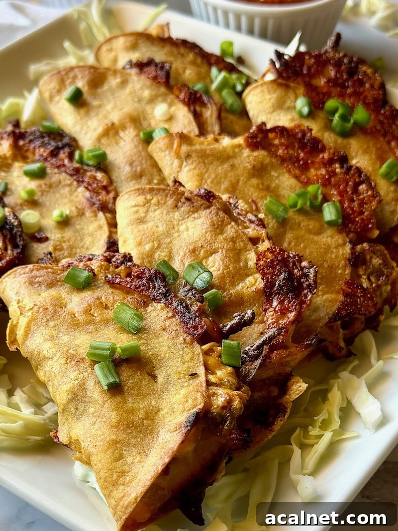 Crispy Oven-Baked Chicken Tacos