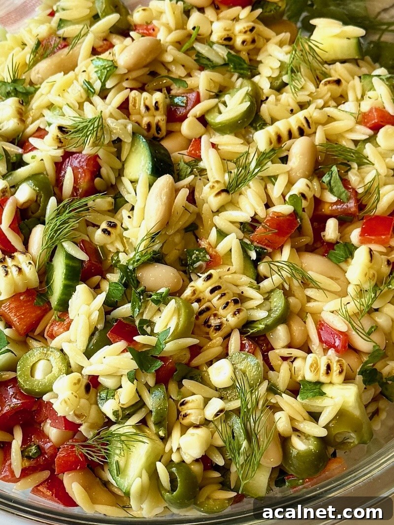 Summer Glow Orzo Salad