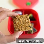 Homemade flapjacks made with just a few simple ingredients and nut free so suitable for school lunchboxes