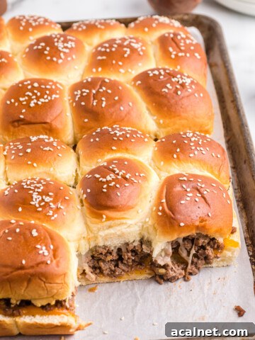cheeseburger sliders
