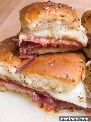 baked italian sliders