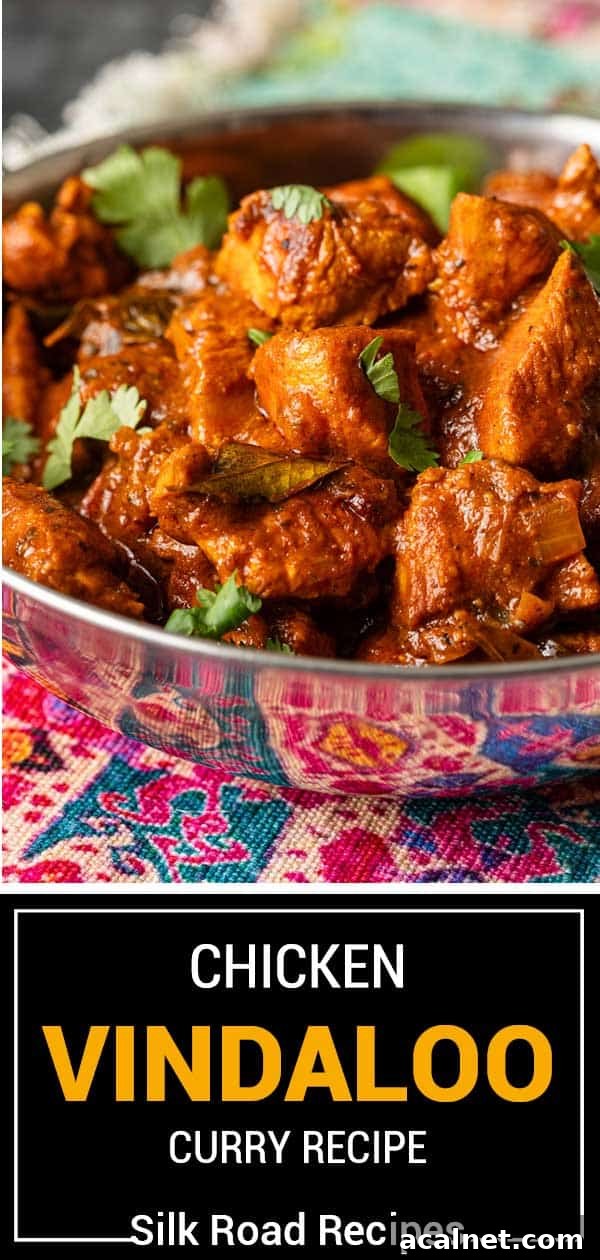 titled image (and shown) chicken vindaloo curry recipe