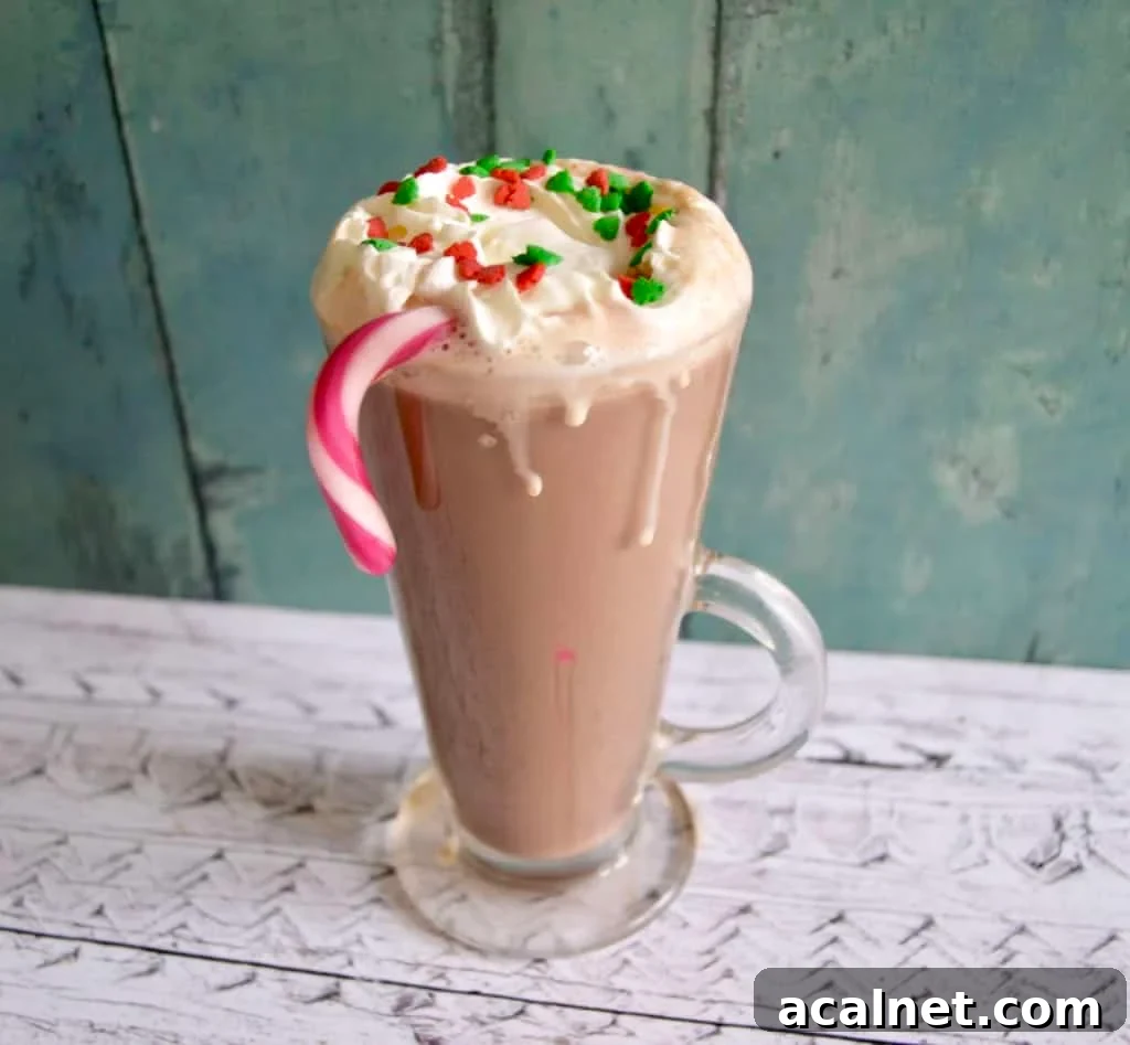 Peppermint Hot Chocolate