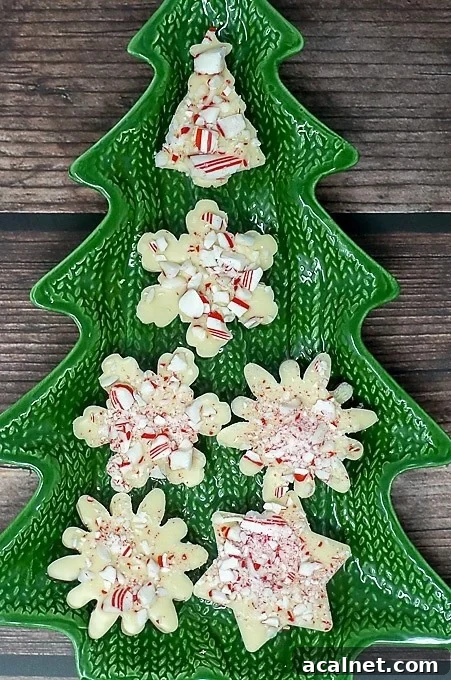 Peppermint Bark with Layered White and Dark Chocolate 7 Unmolding peppermint bark
