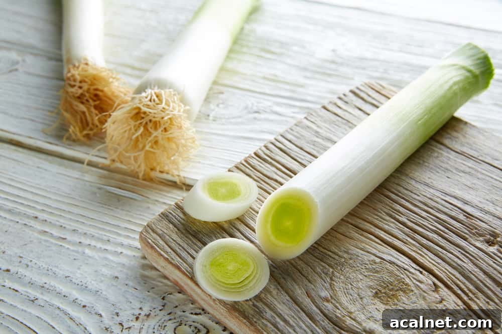 Leeks.