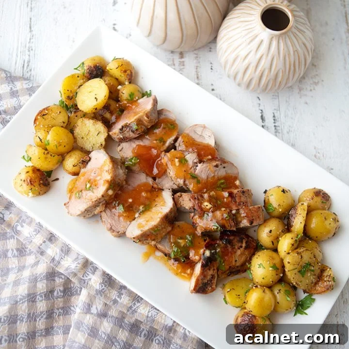 Apricot Glazed Grilled Pork Tenderloin