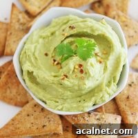 Creamy Avocado Hummus with Crispy Whole Wheat Pita Chips 6 img 4095 5