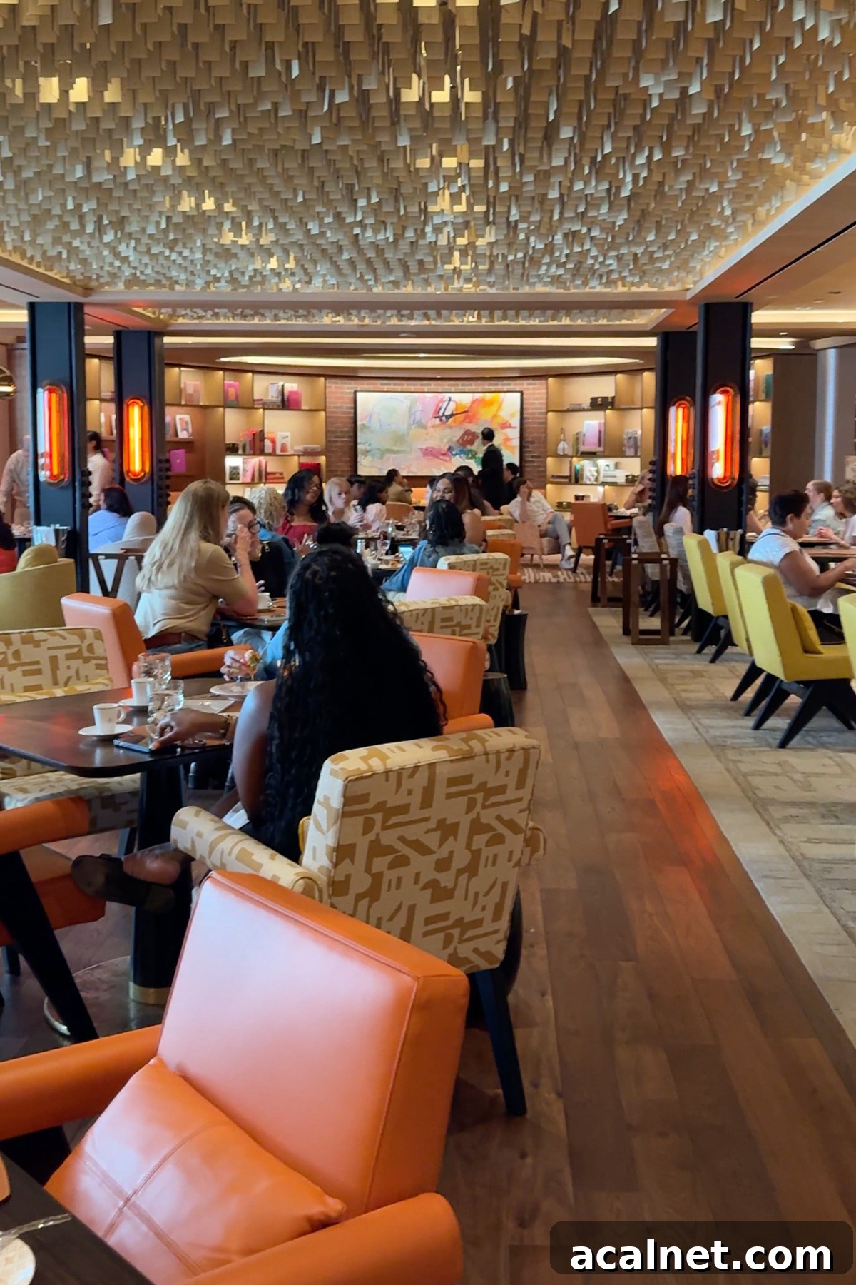 Dining area at Le Cafe Louis Vuitton