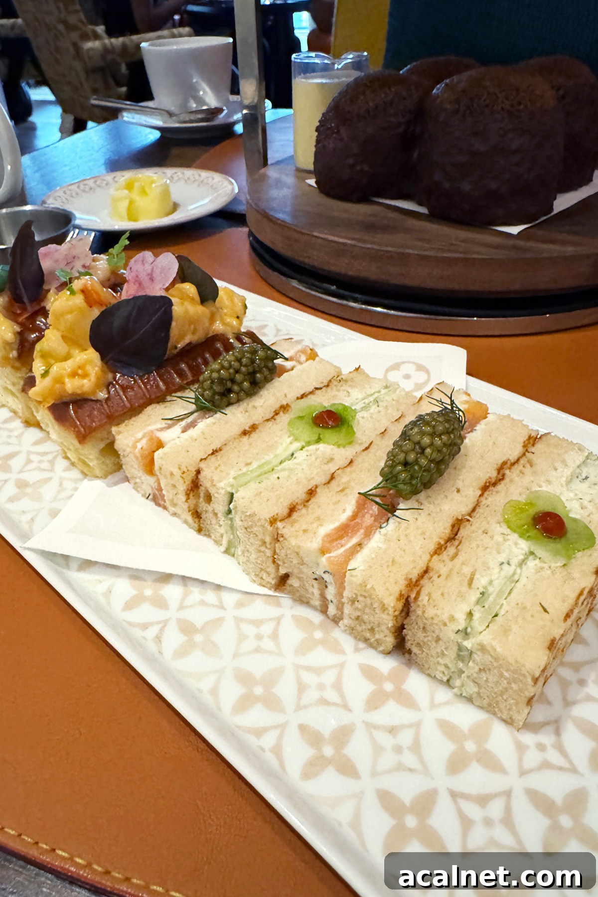 Savory tea sandwiches