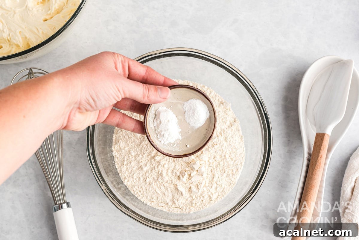 mixing dry ingredients