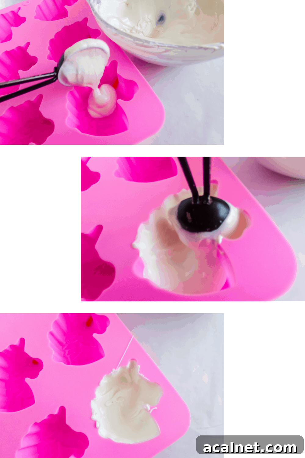 Magical Unicorn Hot Cocoa Bombs Recipe for Colorful Winter Drinks 5 Instruction