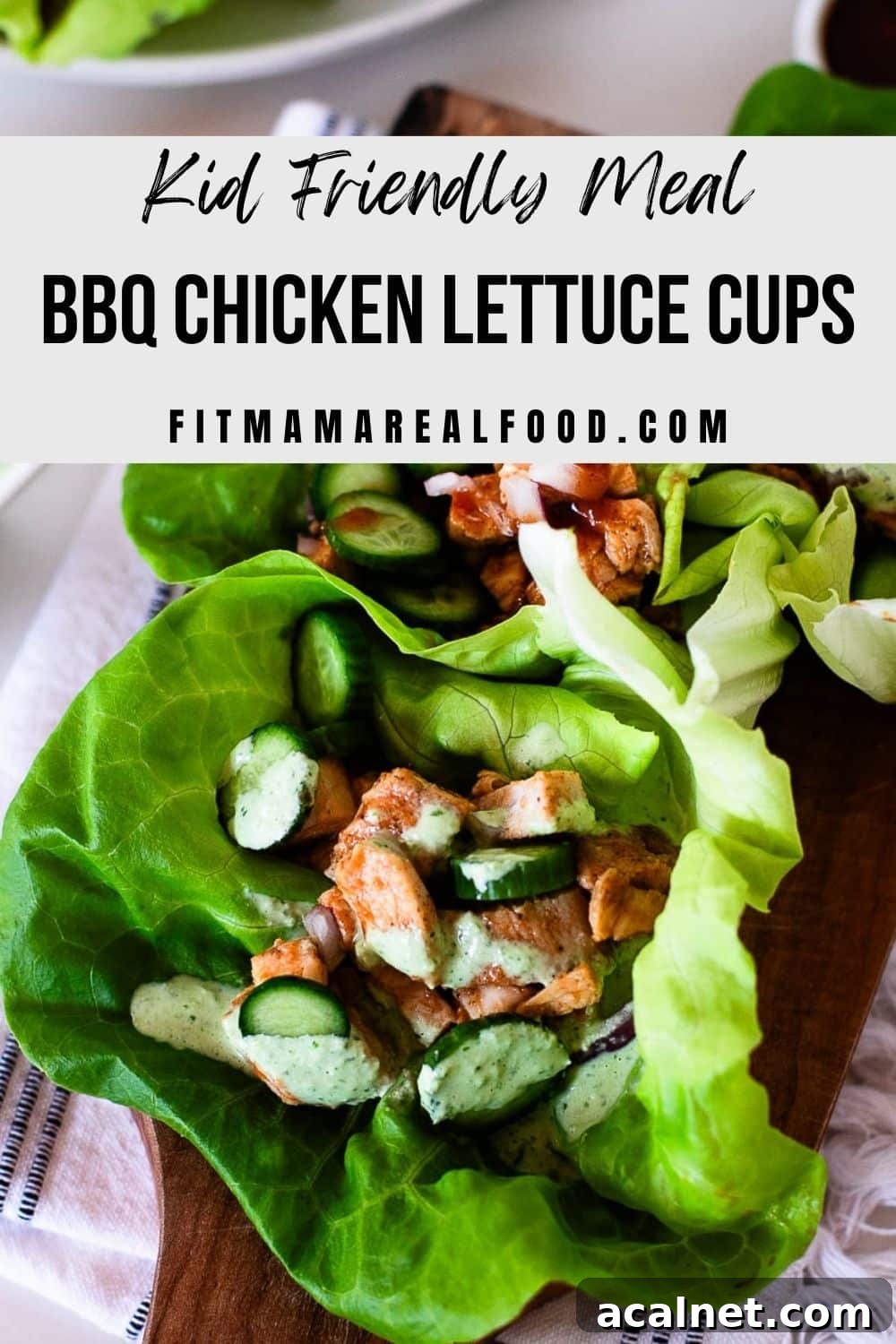 Light Fresh BBQ Chicken Lettuce Wraps with Crisp Cucumber 13 healthy barbecue chicken lettuce wrap recipe