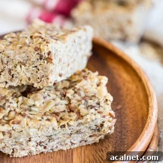 No Bake Peanut Butter Chia Granola Bars