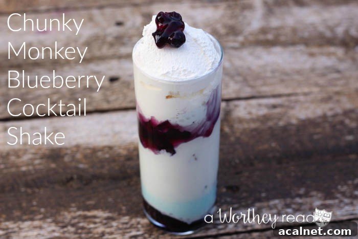 Chunky Monkey Blueberry Cocktail Shake