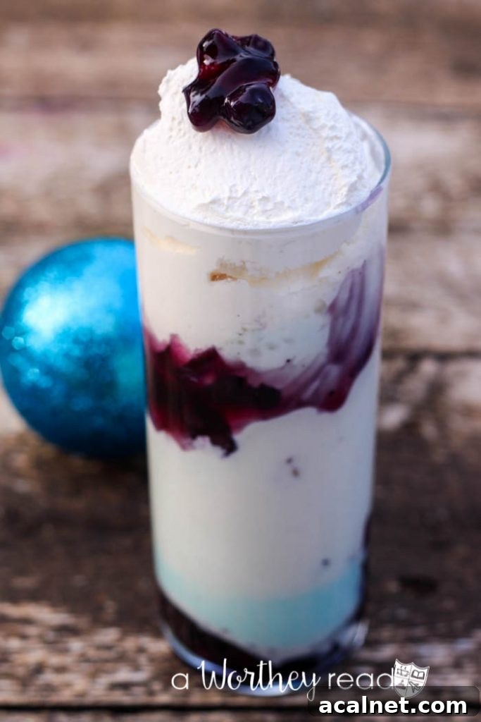 Chunky Monkey Blueberry Cocktail Shake