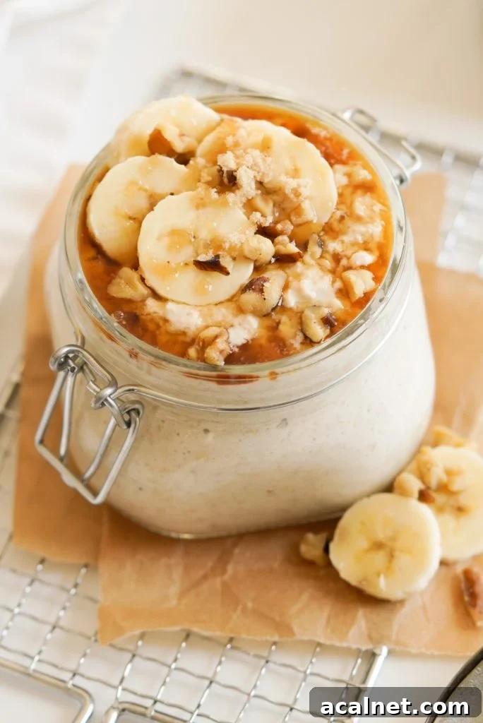 Maple Brown Sugar Overnight Oats