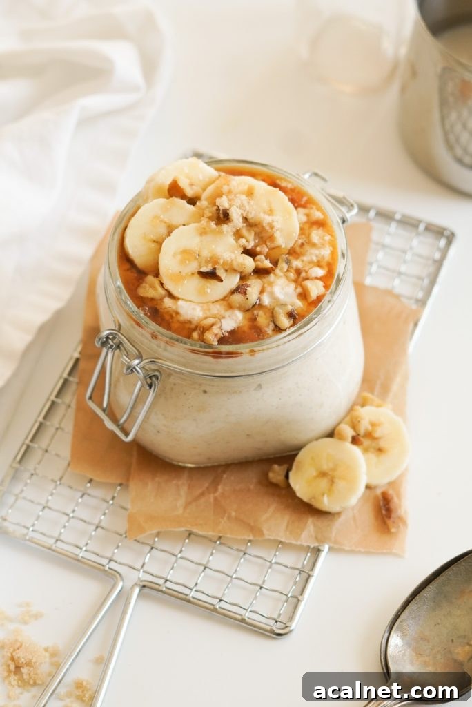 Maple Brown Sugar Overnight Oats