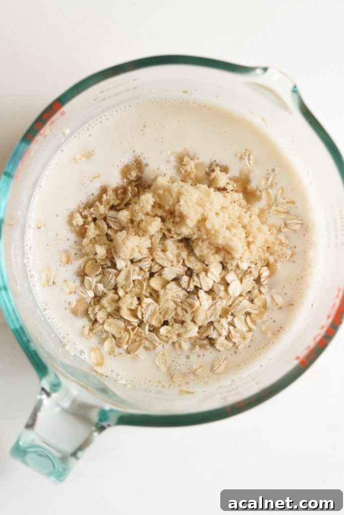 overnight oatmeal wet and dry ingredients