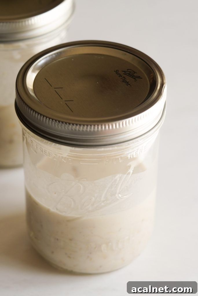 oats with brown sugar before soaking overnight