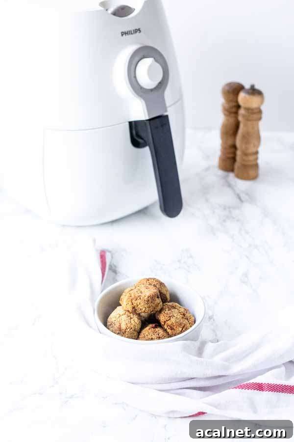 Yes, you can turn chickpeas into falafel using an Air Fryer. This easy Air Fryer falafel recipe shows you how. They made be that dark brown compared to pan-fried or deep-fried falafel but they are just as tasty. Serve as a snack or a full meal with pita bread and a salad.