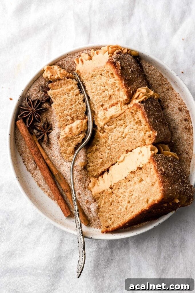 Apple Cider Donut Cake with Dulce de Leche Frosting — Autumn Dessert 8 Apple Cider Donut Cake