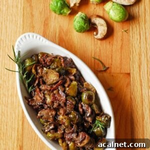 Top Side Dishes for Steak: 20+ Perfect and Poor Pairings 11 Brussels sprouts and mushrooms in cream sauce