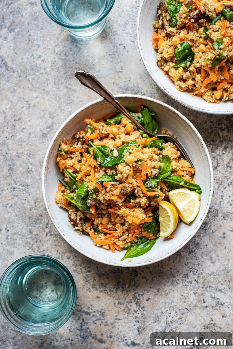 Moroccan Quinoa Carrot Salad