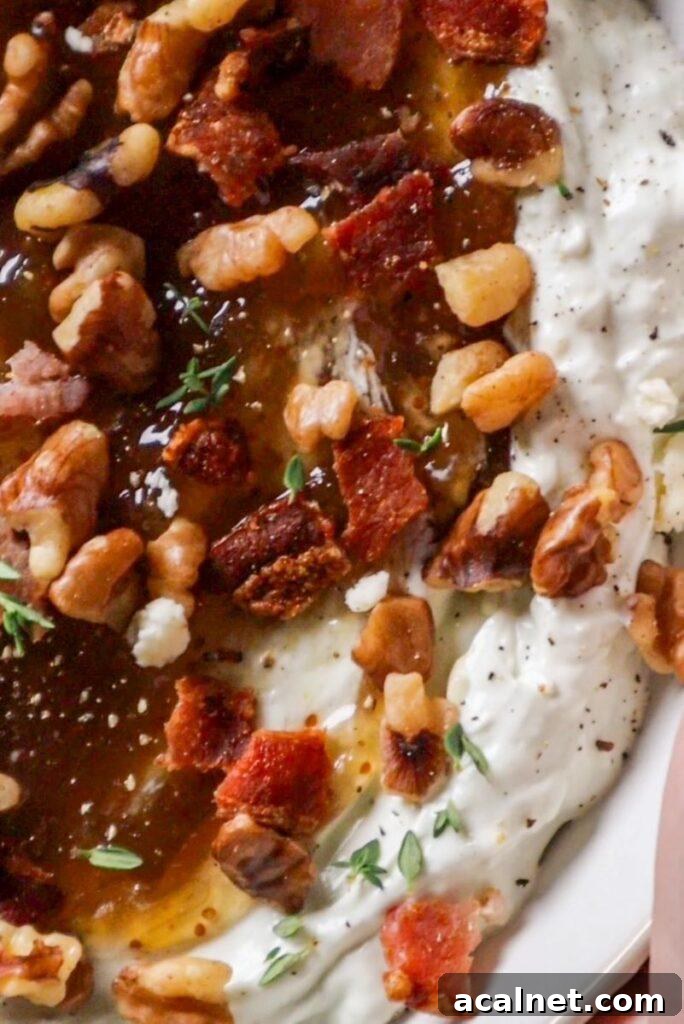 Whipped Blue Cheese Dip with Bacon, Fig Jam & Toasted Walnuts 3 whipped blue cheese dip with fig jam