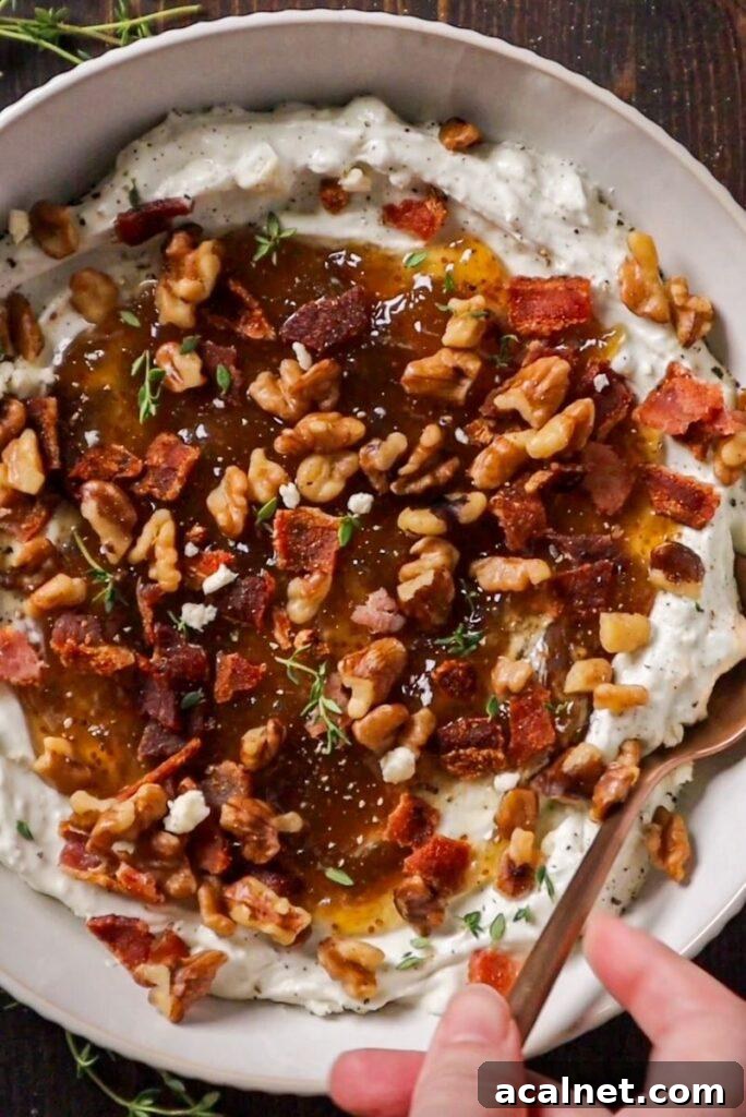 Whipped Blue Cheese Dip with Bacon, Fig Jam & Toasted Walnuts 4 img 7542 3