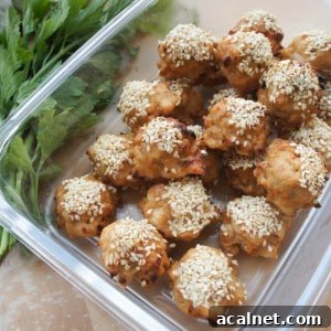 Asian Sesame Chicken Meatballs