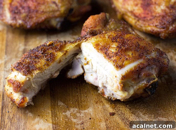 Juicy Smoked Chicken Thighs with Crispy Skin Recipe 3 smoked chicken thighs recipe