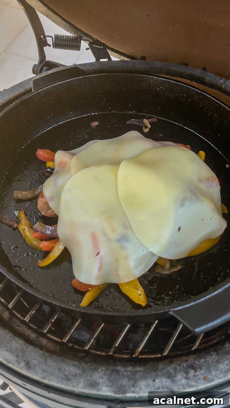 Melted provolone
