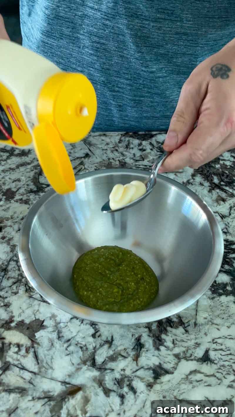 Pesto mayonnaise