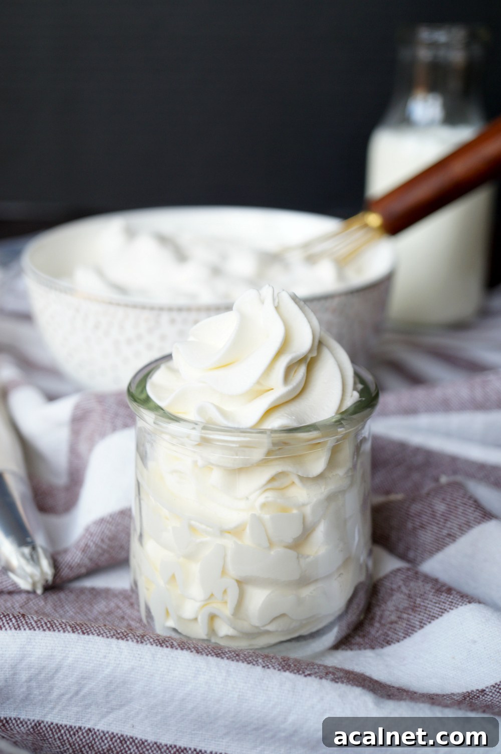 Stabilized Whipped Cream That Holds Peak Texture Every Time 2 the easiest stabilized whipped cream | The Baking Fairy