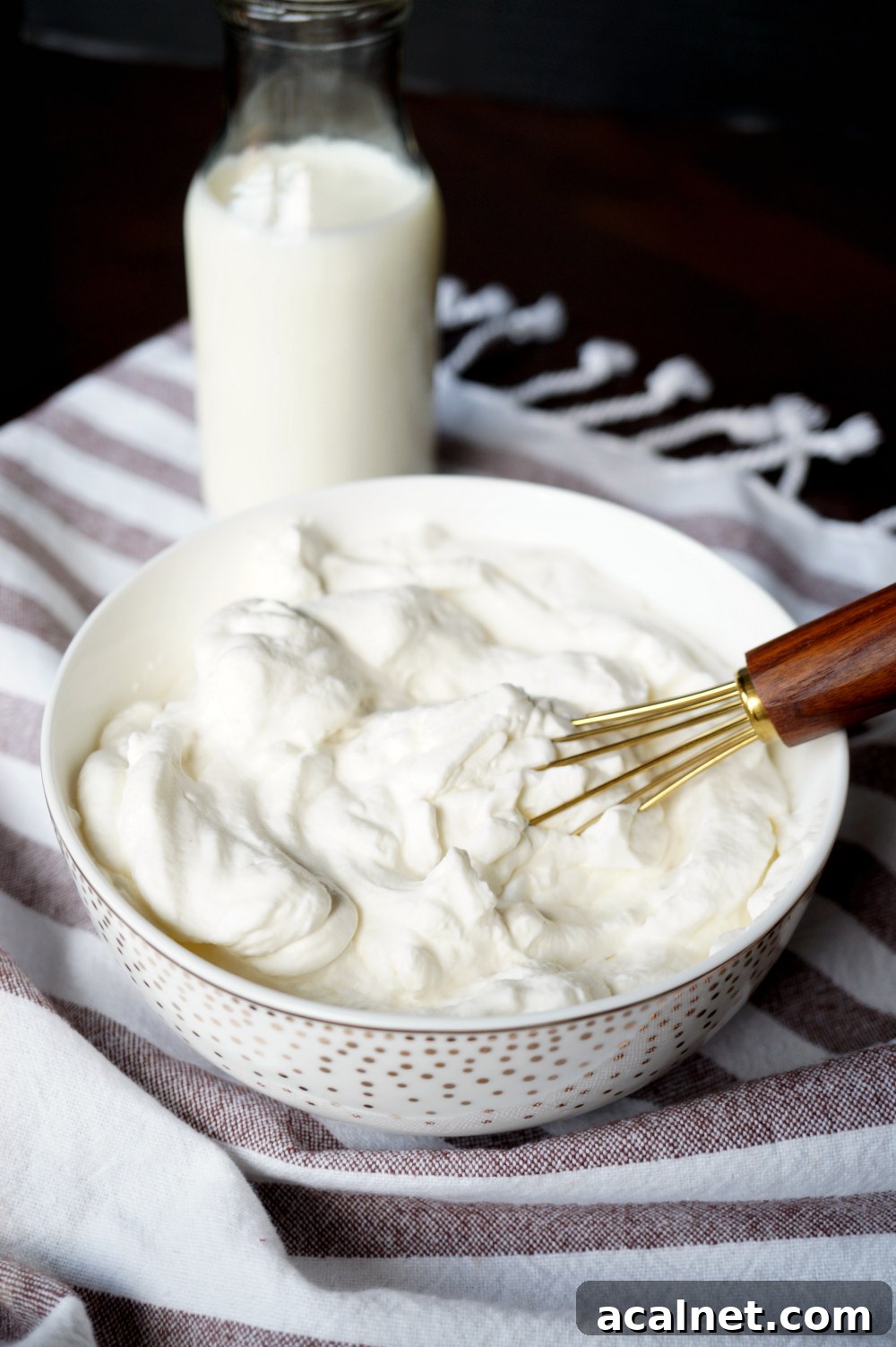 Stabilized Whipped Cream That Holds Peak Texture Every Time 3 the easiest stabilized whipped cream | The Baking Fairy