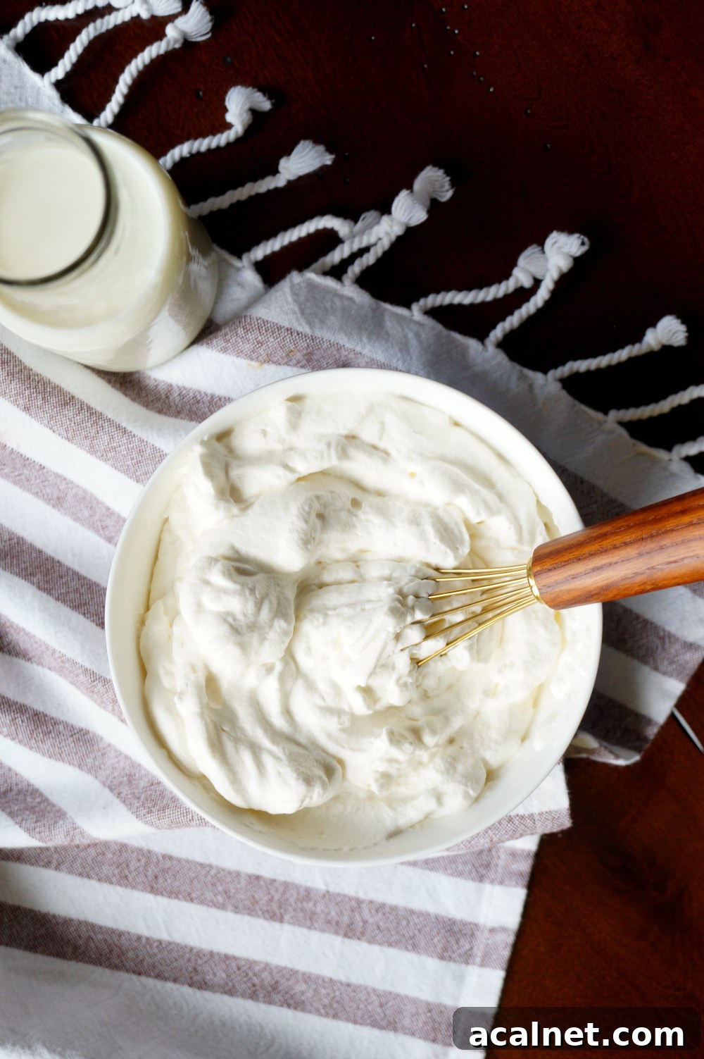 Stabilized Whipped Cream That Holds Peak Texture Every Time 5 the easiest stabilized whipped cream | The Baking Fairy