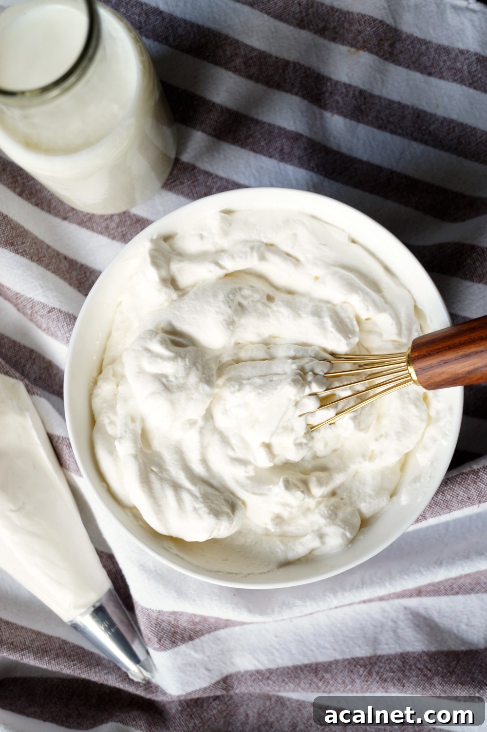 Stabilized Whipped Cream That Holds Peak Texture Every Time 7 the easiest stabilized whipped cream | The Baking Fairy
