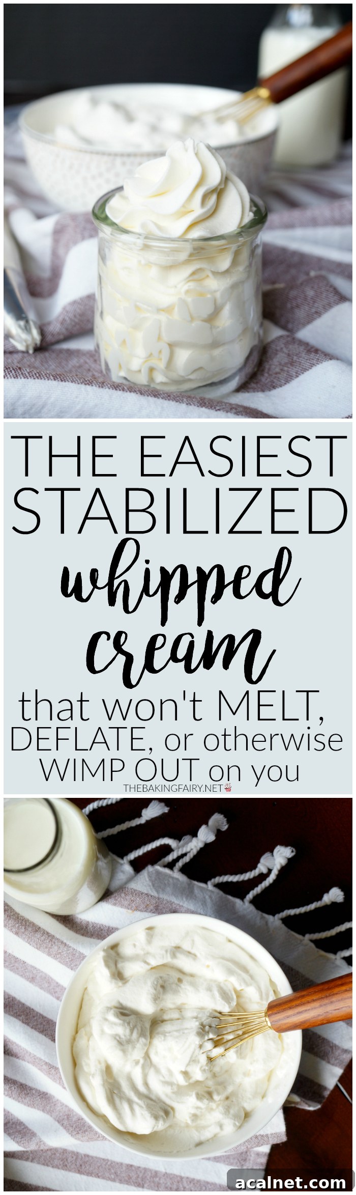 Stabilized Whipped Cream That Holds Peak Texture Every Time 9 the easiest stabilized whipped cream | The Baking Fairy