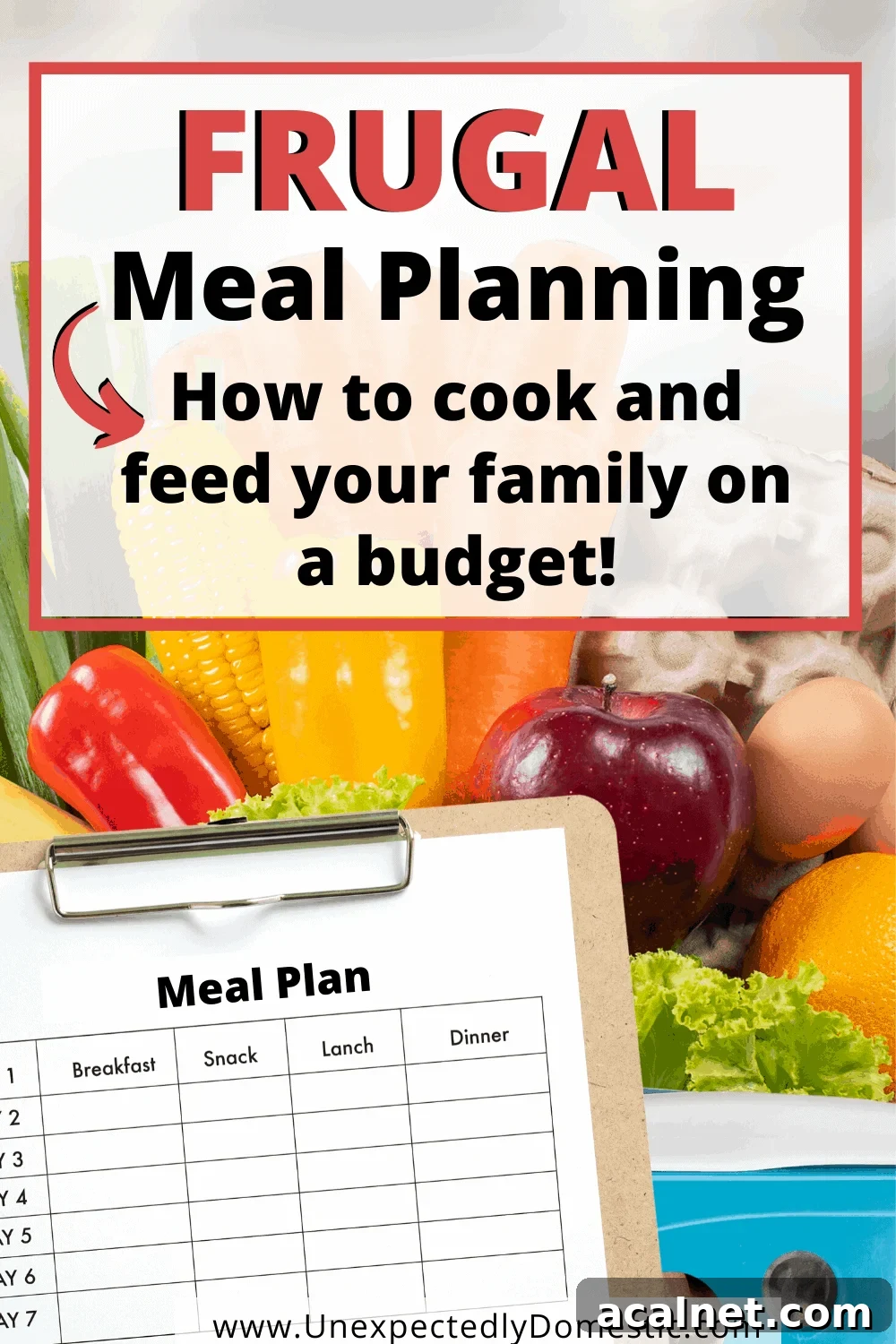 Budget-Friendly Meal Planning: How to Eat Well on a Tight Budget 9 An easy frugal meal planning system to keep your grocery budget low. Try this step by step guide to planning frugal meals!