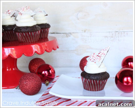 Peppermint Hot Chocolate Cupcakes Recipe