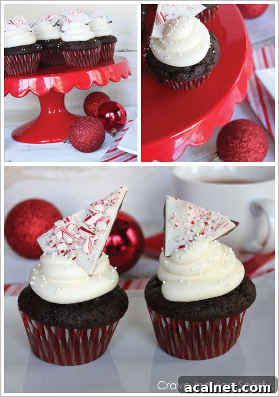Peppermint Hot Chocolate Cupcakes Recipe