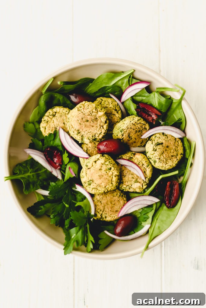 Easy Baked Falafel with Tahini Sauce Gluten Free + Vegan