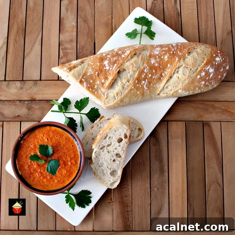 Mojo Picante, Spanish Red Pepper Sauce. This is a lovely tasting sauce popular in the Canary Islands. Serve with Tapas, goes great with seafood, chicken and pork. It's delicious! Will also keep refrigerated if you want to make ahead. Simple ingredients, easy recipe and out of this world in flavor! | Lovefoodies.com