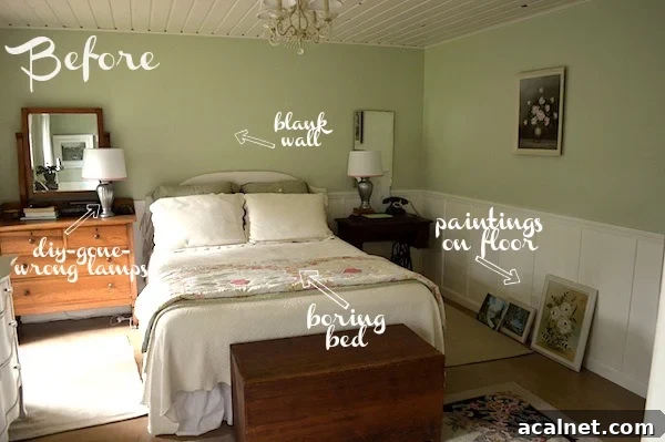 Master Bedroom Before ORC :: An Oregon Cottage
