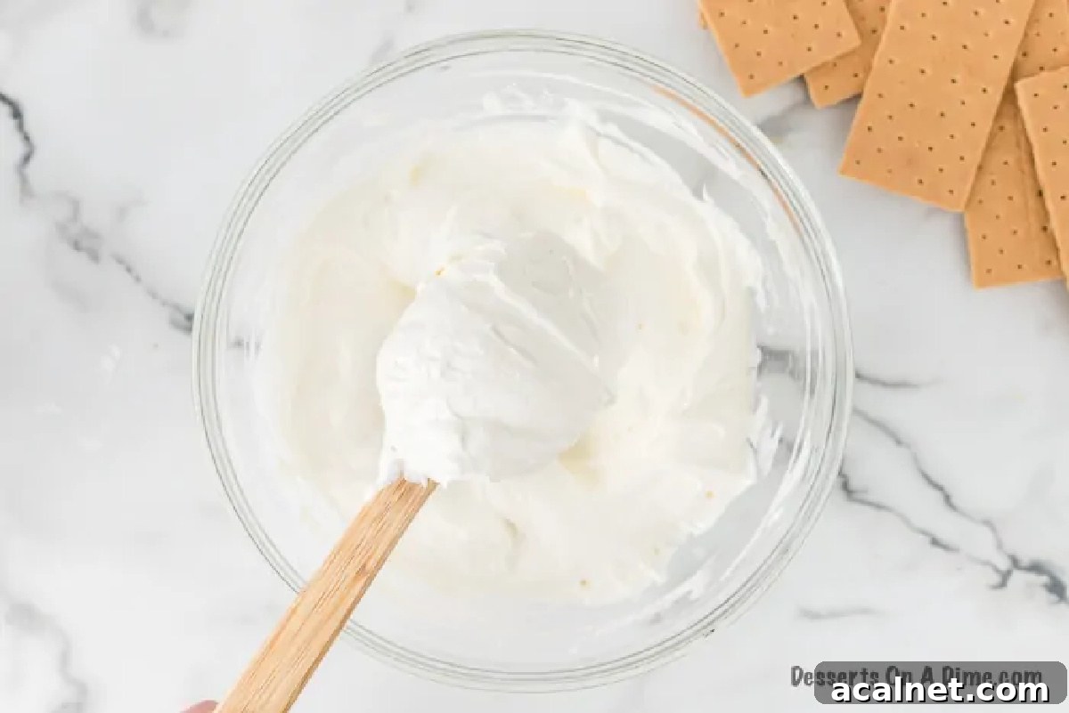 Marshmallow mixture in bowl. 