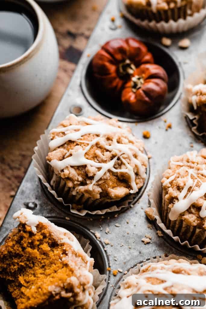 A close-up of muffins in the pan.